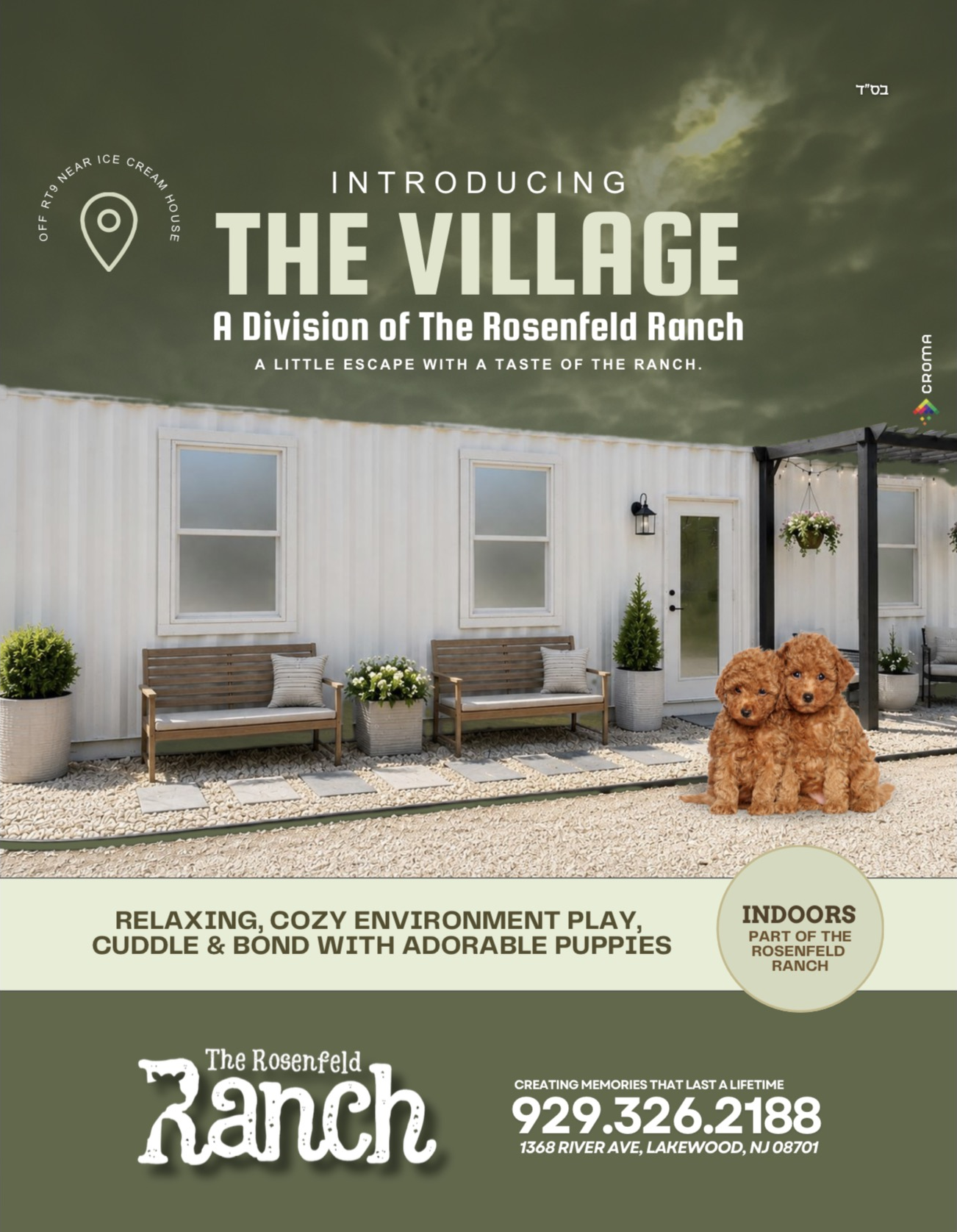The Village — a division of The Rosenfeld Ranch, with puppies